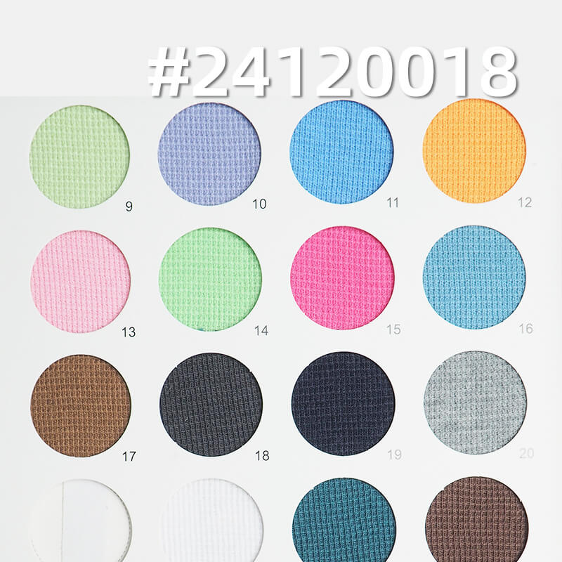 Jacquard Knit Fabric | Cross Cord Waffle Weave | 310g/m² Textured Knit Fabric | Pants, Tops, Jackets Fabric