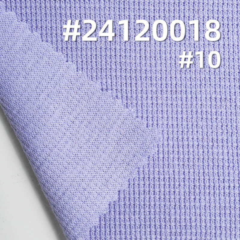 Jacquard Knit Fabric | Cross Cord Waffle Weave | 310g/m² Textured Knit Fabric | Pants, Tops, Jackets Fabric