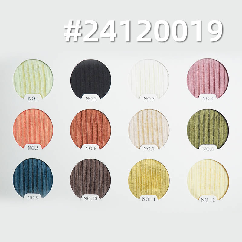 French Ribbed Knit Fabric | 40s Cotton French Rib 4:2 |180g/m² Cotton Spandex Knit | Top, Vest, Base Layer Fabric