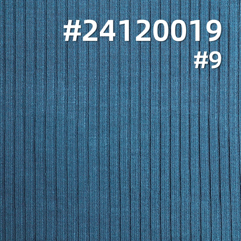 French Ribbed Knit Fabric | 40s Cotton French Rib 4:2 |180g/m² Cotton Spandex Knit | Top, Vest, Base Layer Fabric