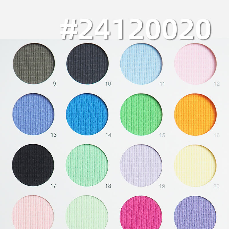 Knit Rib Fabric | Cross Rib Fabric | 250g/m2 Stretch Knit Fabric | Fabrics for T-shirts, Tops,Casual Wear