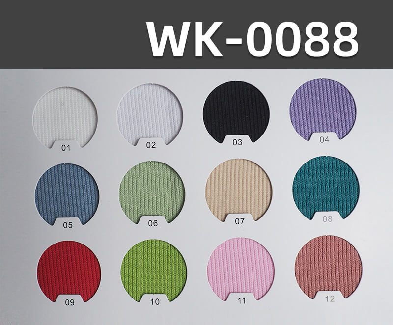 240g/m² Cotton-Polyester High-Stretch Knit Fabric | 32s 2x2 Ribbed Knit | Double-Sided Rib Fabric | Base Layer, T-Shirt, Activewear Fabric