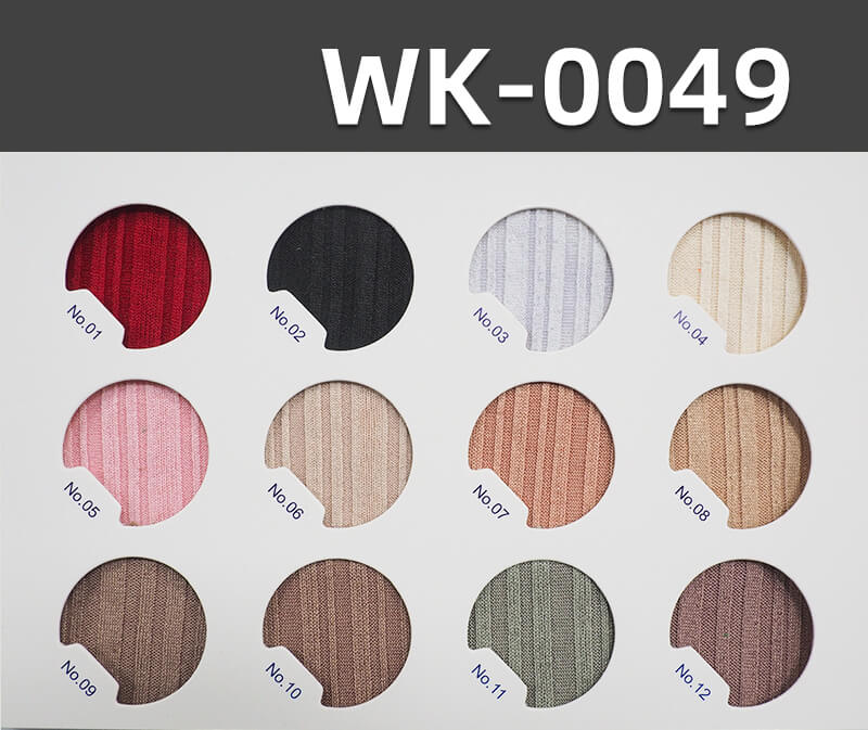 220g/m² Polyester Stretch Knit Fabric | Ribbed Stripe Knit | Double-Sided Rib Fabric | Women's Apparel, Tops, Skirts, Pants