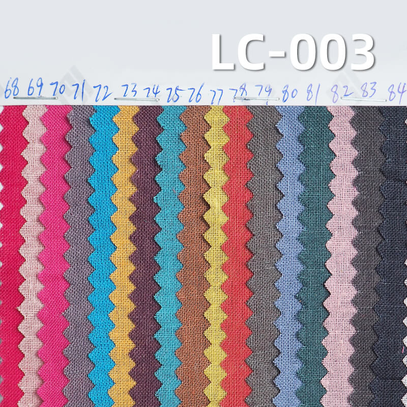 Ramie-Cotton Dyed Fabric | 135g/m² Plain Weave | Vintage Solid Fabric | Hanfu, Tops, Pants, Dress Material