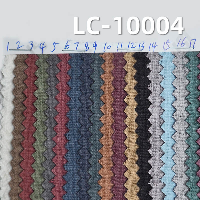 240g/m² Plain Weave Wash Ramie Cotton Fabric | Vintage Solid Color for Hanfu, Pants, Shirts, Skirts