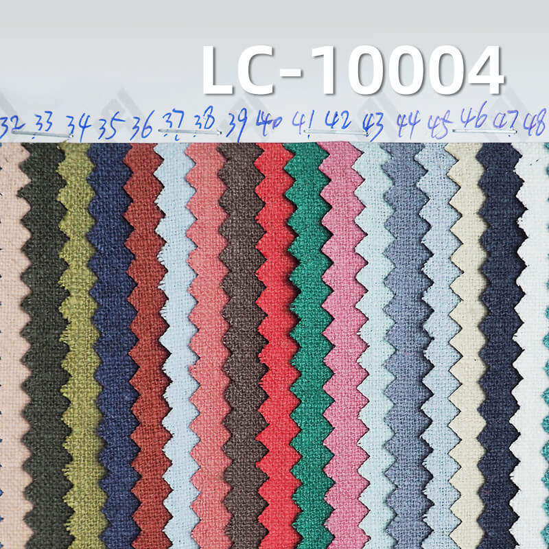 240g/m² Plain Weave Wash Ramie Cotton Fabric | Vintage Solid Color for Hanfu, Pants, Shirts, Skirts
