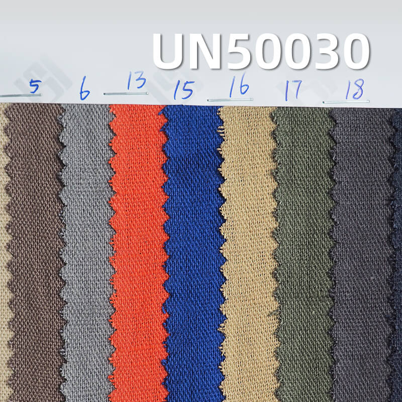 Linen - Cotton Plain Cloth | 200g/m² Linen - Cotton Dyed Cloth | Forest - Style | Fabric for Skirts, Tops, Clothing