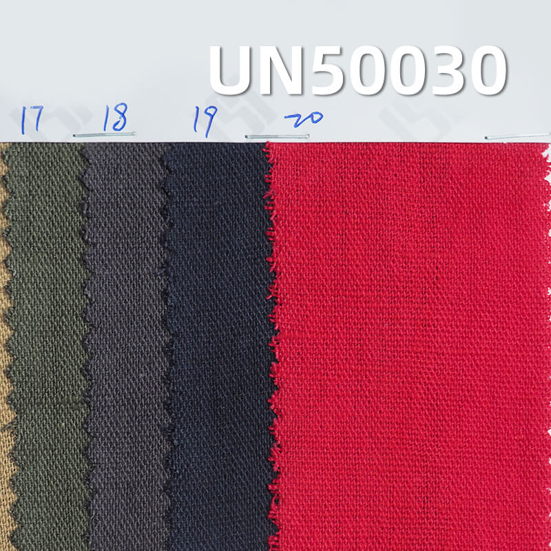 Linen - Cotton Plain Cloth | 200g/m² Linen - Cotton Dyed Cloth | Forest - Style | Fabric for Skirts, Tops, Clothing