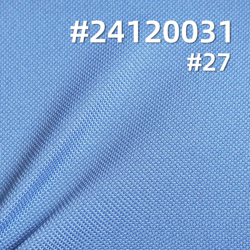 Knitted Lycra | Stretch Mercerized Pique | 180g/m² Polyester Stretch  Knitted Fabric | Ideal for Polo Shirts, T - shirts ,Sportswear