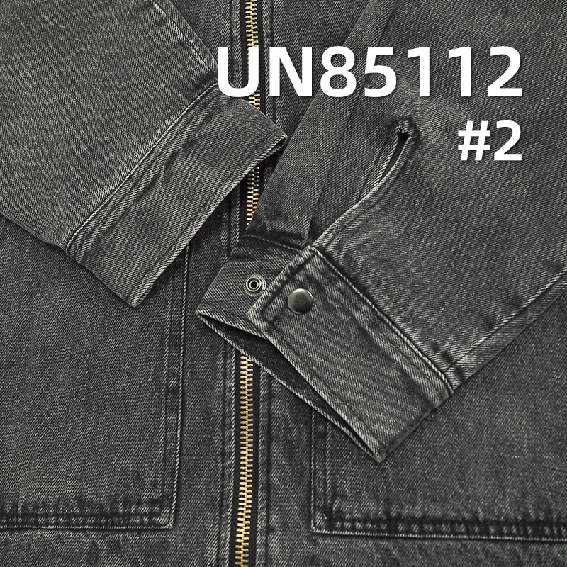 13oz Cotton-Viscose Black Warp and Weft Denim Fabric | 3/1 "Z" Twill Denim | Jeans and Denim Jacket Fabric