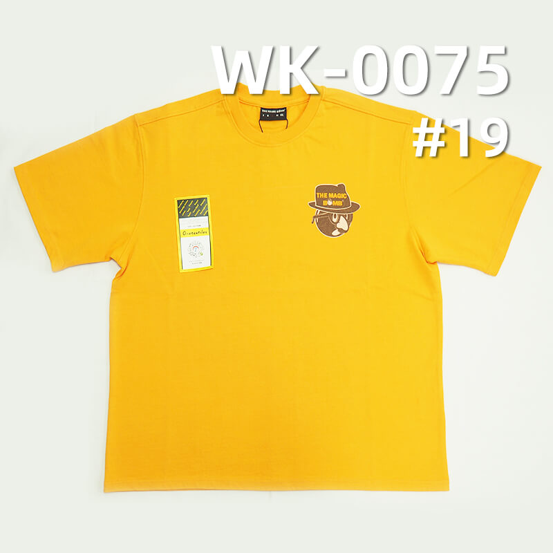 300g/m² 100% Combed Cotton Knitted Fabric | 21S Trendy Double Yarn Smooth Cotton Sweatshirt Fabric | T-Shirts, Polo Shirts, Casual Wear