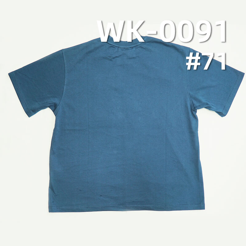 160g/m² Cotton-Polyester Knit Fabric | 32S Combed Cotton Sweatshirt Fabric with Singeing |T-shirt & Lightweight Sweatshirt Material