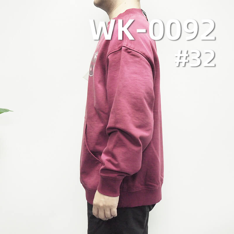 100% Cotton Knit Fabric | 380g/m² Trendy Thick Fleece Sweatshirt | Sweatshirt casual sportswear Jackets Fabric