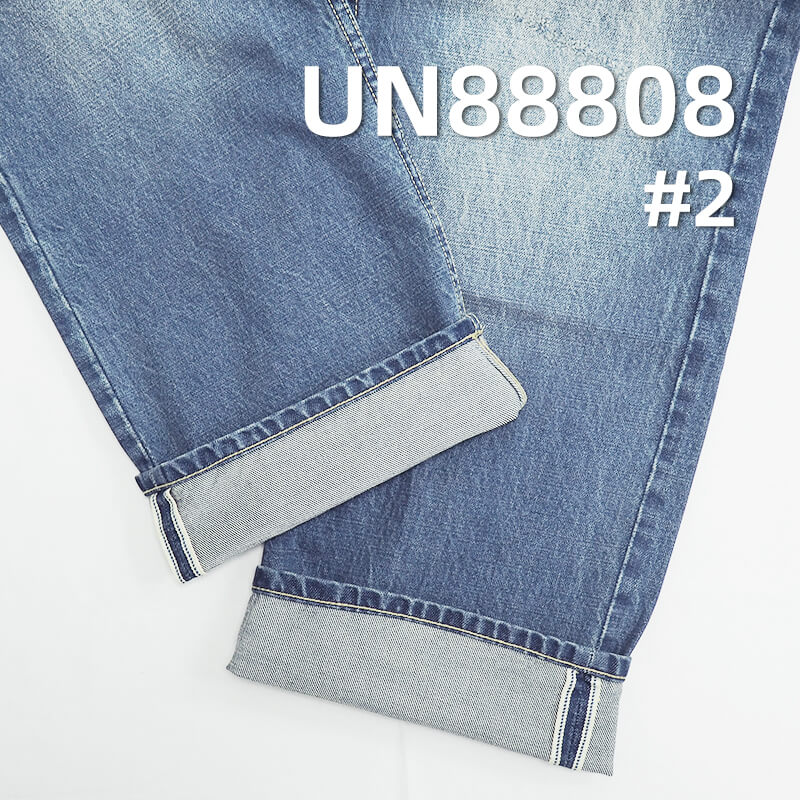 14.5oz Cotton Selvedge Denim | 3/1 "Z" Twill Slub Fabric for Jeans, Jackets,Outerwear