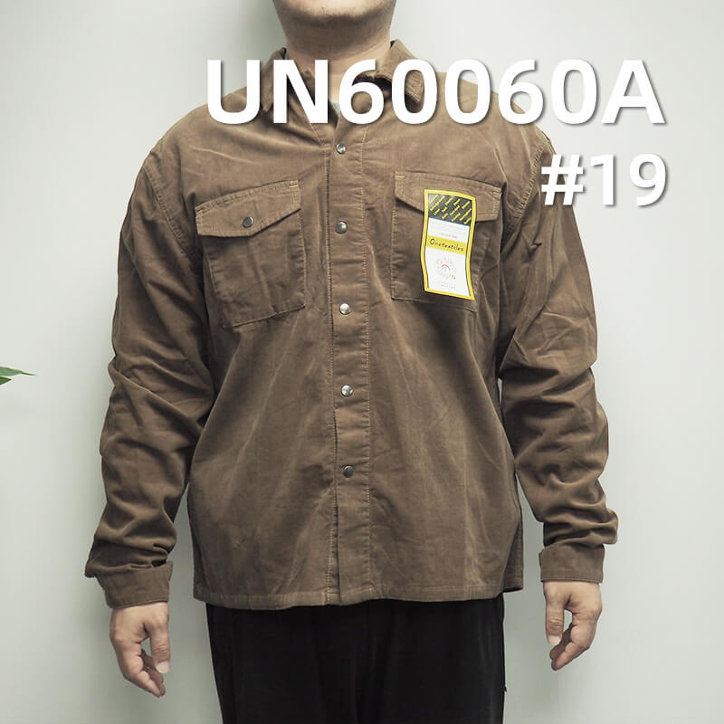 170g/m² 100%  Cotton 20 W Corduroy | Black Printed Fabric | Hats, Trousers, Skirts, Cotton Jackets