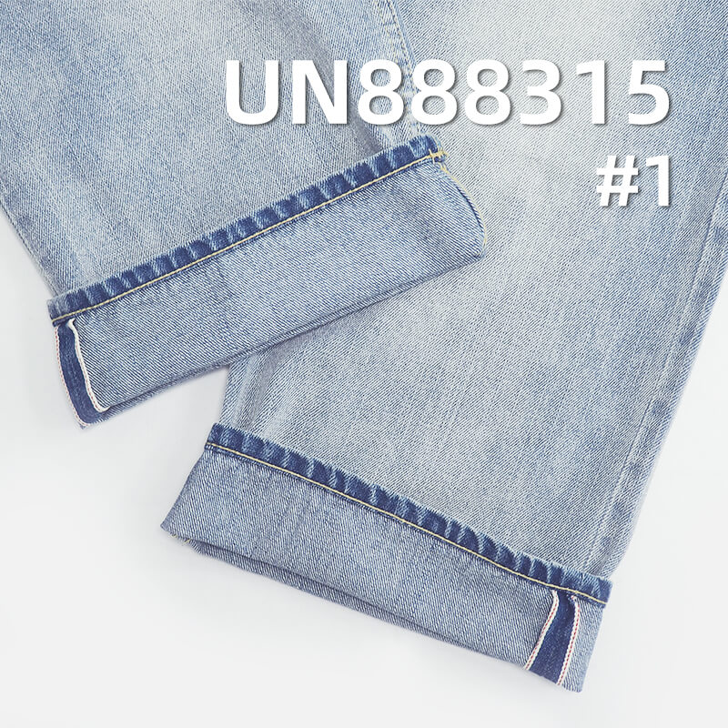 Cotton Selvedge Denim | 11oz Cotton Slub 3/1 "Z" Twill Denim | Raw Denim | Fabric for Spring/Fall Jeans & Outerwear