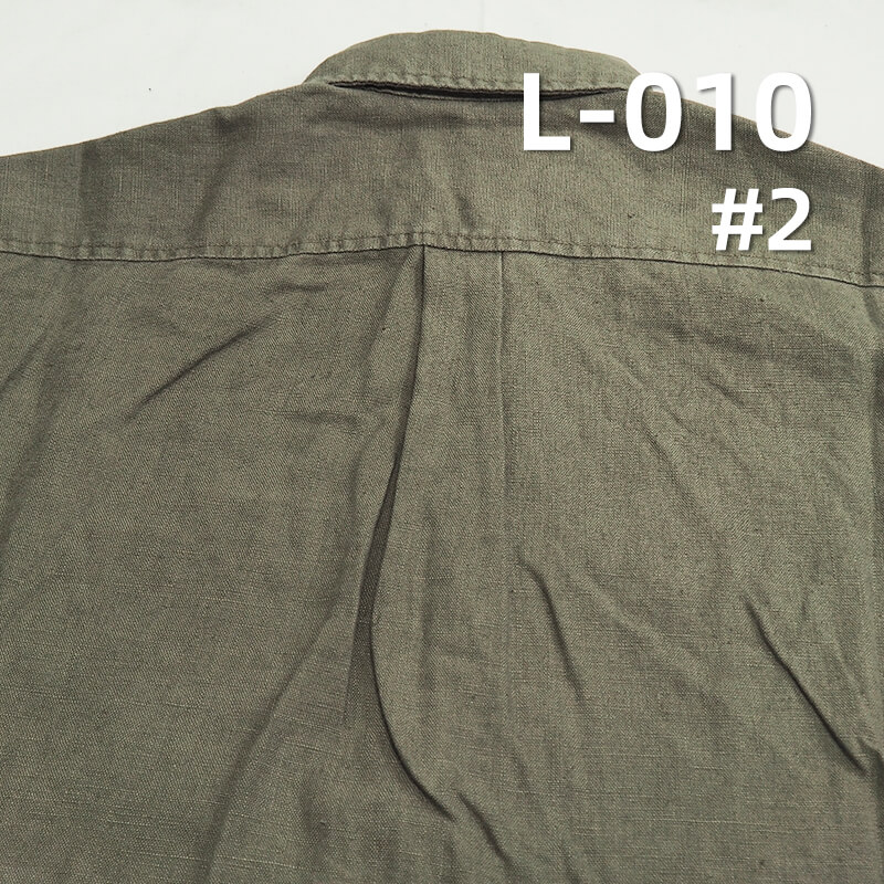 Pure Linen Dyed Fabric | 260g/m² Solid Color Linen | Plain Weave Linen | Hanfu, Dresses, Pants, Shirt Fabric