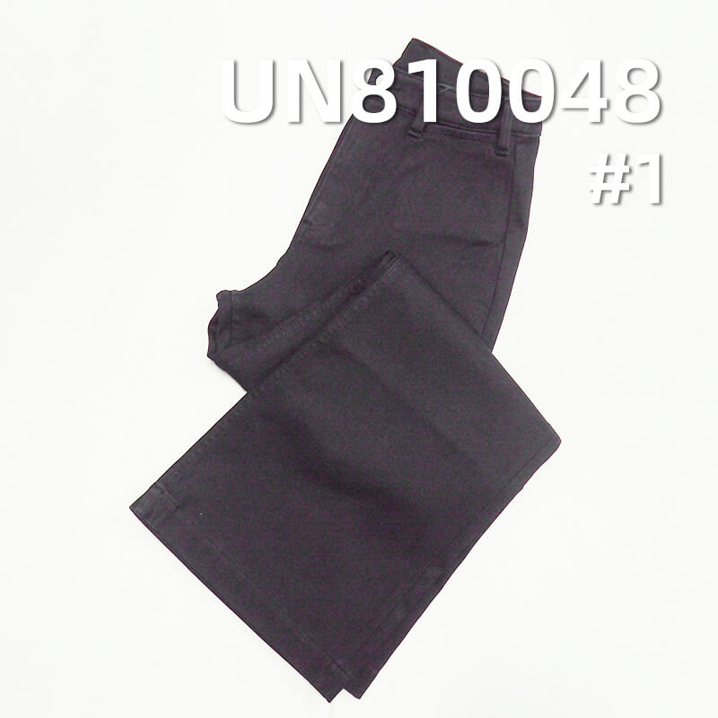 4-Way Stretch Denim | 10oz Thermal Denim | Black Face & Black Back Fabric | Warm Fleece Lining | Fabric for Jeans, Skinny Pants, Skirts & Shirts