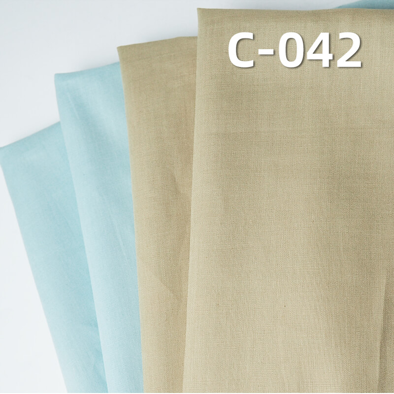 100% Cotton Polin Dyed Fabric | 94g/m² Cotton Plain Weave Fabric | Pants, Skirts, Outerwear Fabric