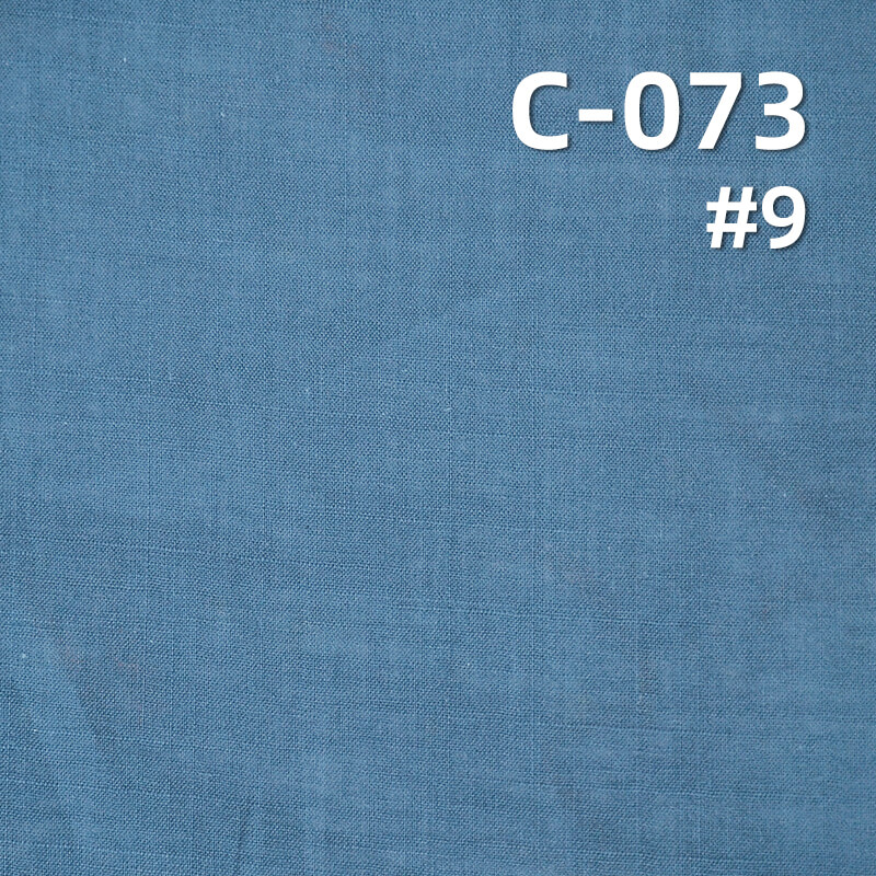 100% Cotton Dyed Fabric | Cross Slub Plain Fabric | 78g/m² Lightweight Slub Cotton Fabric | Skirts, Pants, Shirts Material