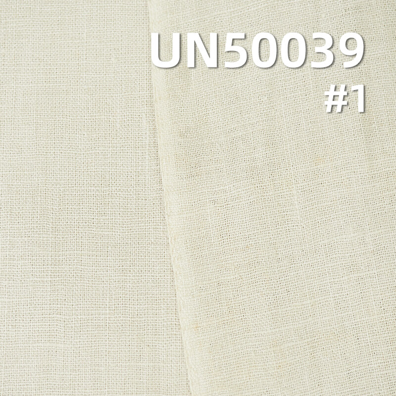 Linen-Cotton Blended Fabric | 225g/m² Linen-Cotton Plain Fabric | Solid Color Linen-Cotton Fabric | Hanfu, Dresses, Pants, Tops Fabric