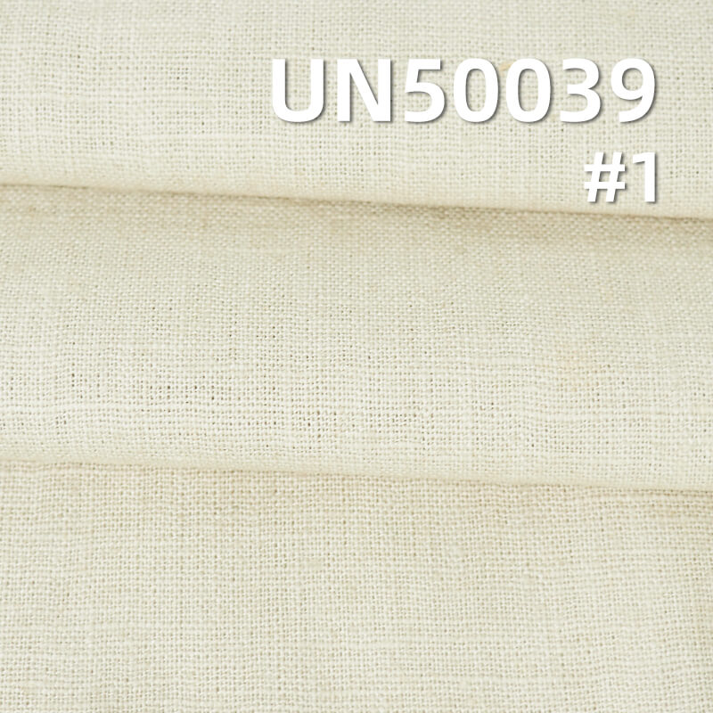 Linen-Cotton Blended Fabric | 225g/m² Linen-Cotton Plain Fabric | Solid Color Linen-Cotton Fabric | Hanfu, Dresses, Pants, Tops Fabric