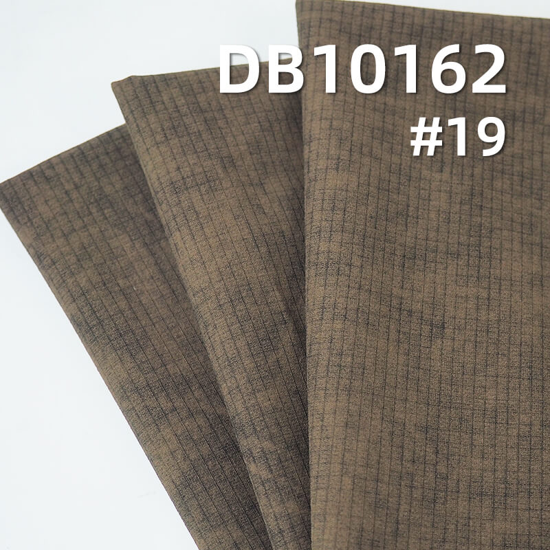 180g/m² Nylon Stretch Check Dyed Fabric | Four-Way Stretch | Mud-Dyed Single Check |Sportswear, Jackets, Climbing Fabric