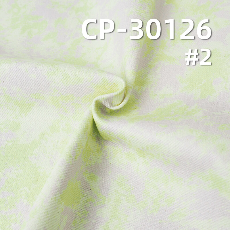 Digital Print Fabric | 350g/m² 100% Cotton Coarse Slub Twill Yarn | Woven Print Fabric | Bags, Skirts, Pants, Outerwear Fabric