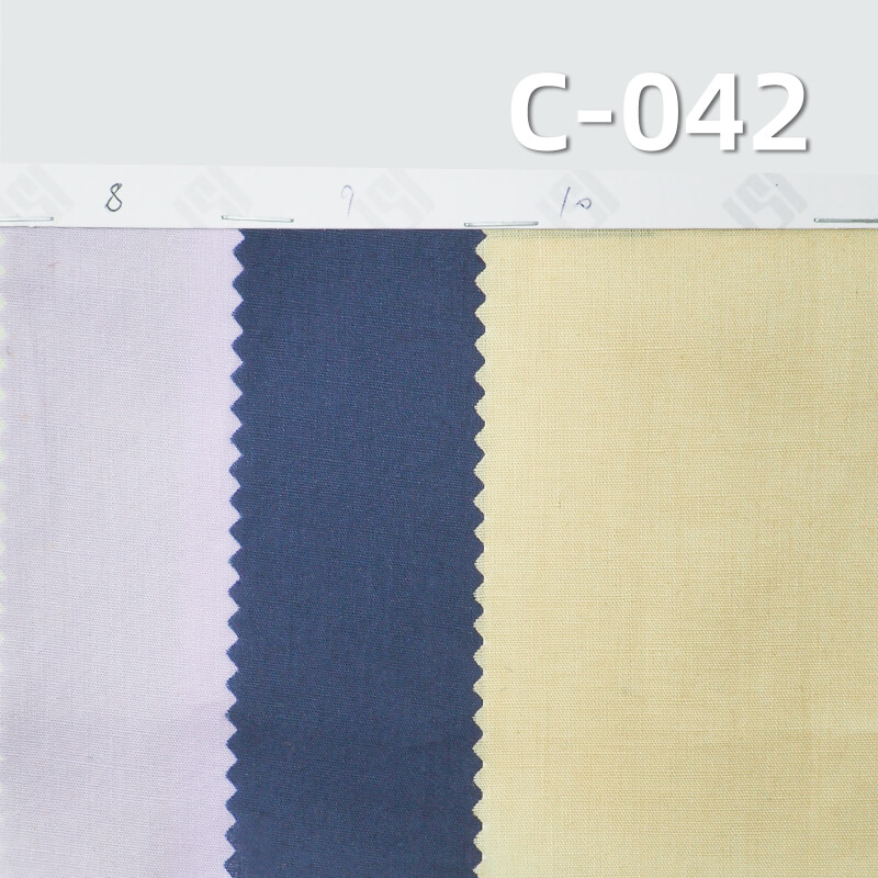 100% Cotton Polin Dyed Fabric | 94g/m² Cotton Plain Weave Fabric | Pants, Skirts, Outerwear Fabric