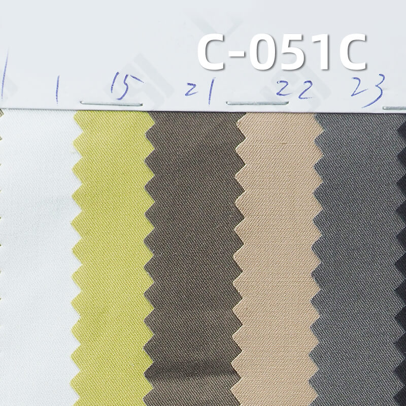 100% Cotton Dyed Fabric | 145g/m² Combed Cotton Peached  Fabric |2/1"S"Twill Fabric for Pants, Skirts, Casual Outerwear Material