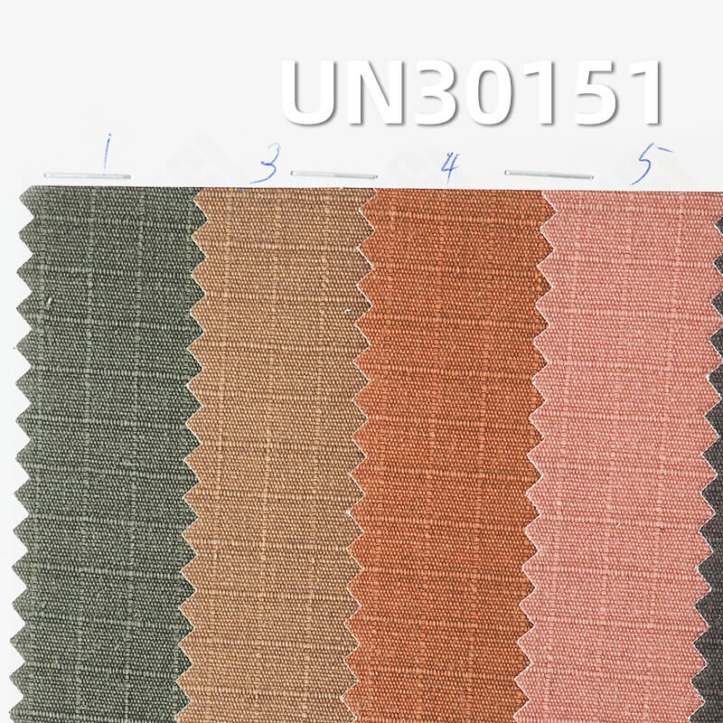 100%Cotton Rip-stop Dobby Pigment Print Dyed Fabric| 248g/m2 6MM*6MM Check Weave| Pants, Skirts, Jackets Fabric