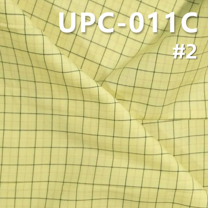 100% Cotton Yarn-Dyed Fabric | 122g/m² Plain Weave Checkered Cotton Twill | Pants, Skirts, Jackets Fabric