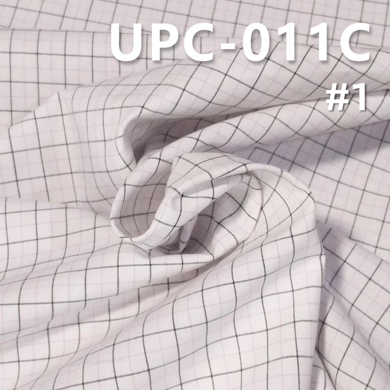 100% Cotton Yarn-Dyed Fabric | 122g/m² Plain Weave Checkered Cotton Twill | Pants, Skirts, Jackets Fabric