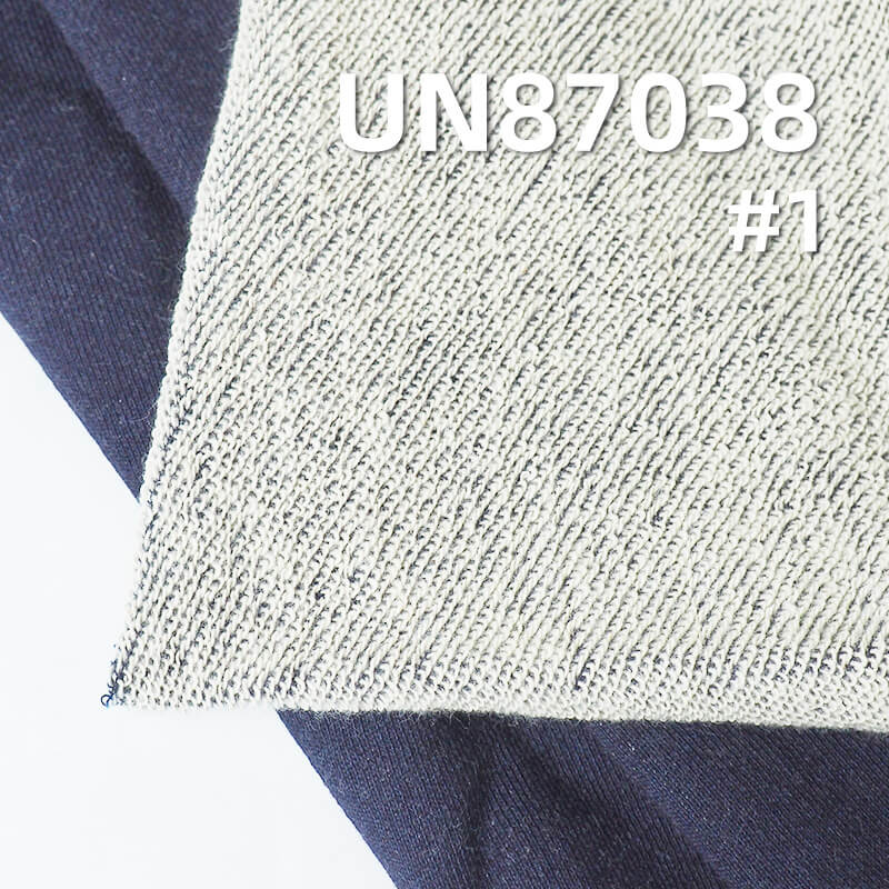 Indigo Knit Denim Fabric | 340g/m2(10 oz) All-Cotton Knit Denim | Denim Blue Sweatshirt Cloth | Stretch Jeans, Sweatshirt, and Outerwear Material