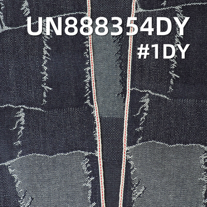 Dobby Denim Fabric | 12.5 oz Warp Slub Cotton Selvedge Denim | Material for Jeans & Denim Jackets