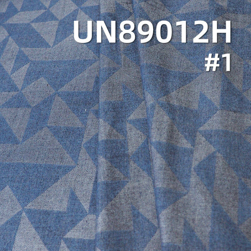 100% Cotton Denim | 4oz Combed 3D Floral "Z" Twill Peached Denim Fabric for Jeans, Skirts, Shirts