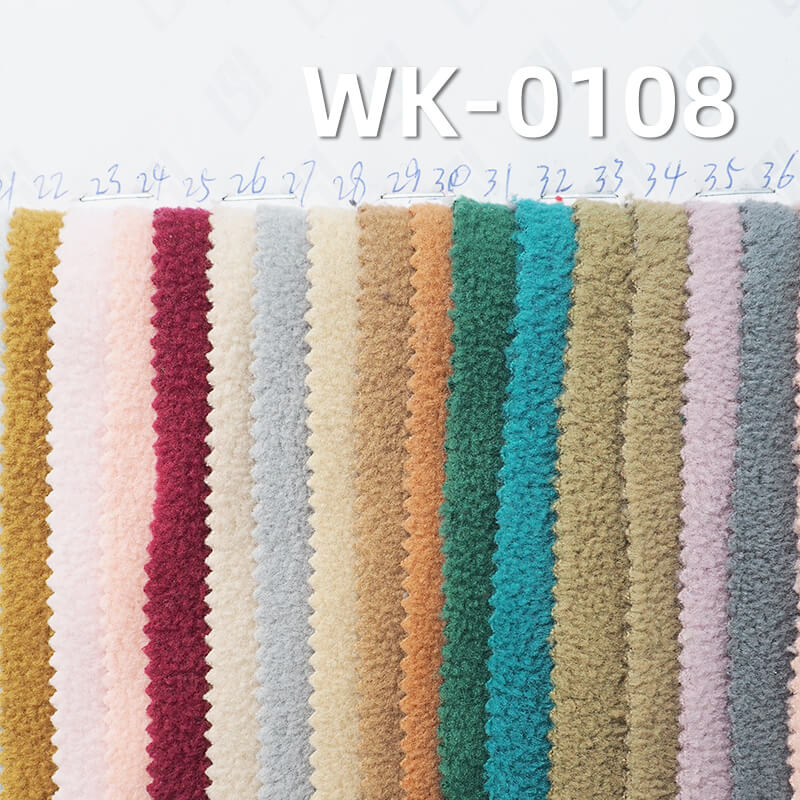 210g/m² Polyester Knit Warm Fabric | Double-Sided Brushed Fleece | Anti-Static & Antibacterial | Loungewear, Sweatshirts,Outerwear