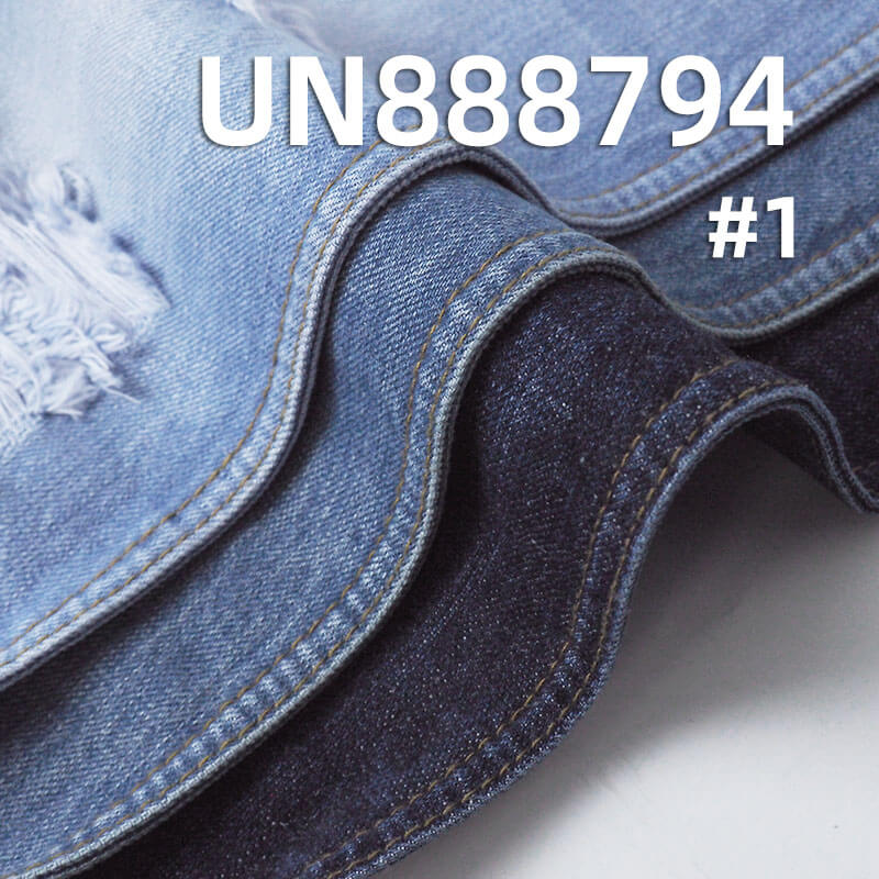 Hemp-Cotton Selvedge Denim Fabric | 14oz Vertical Slub Twill Colored Denim | Jeans and Denim Outerwear Material