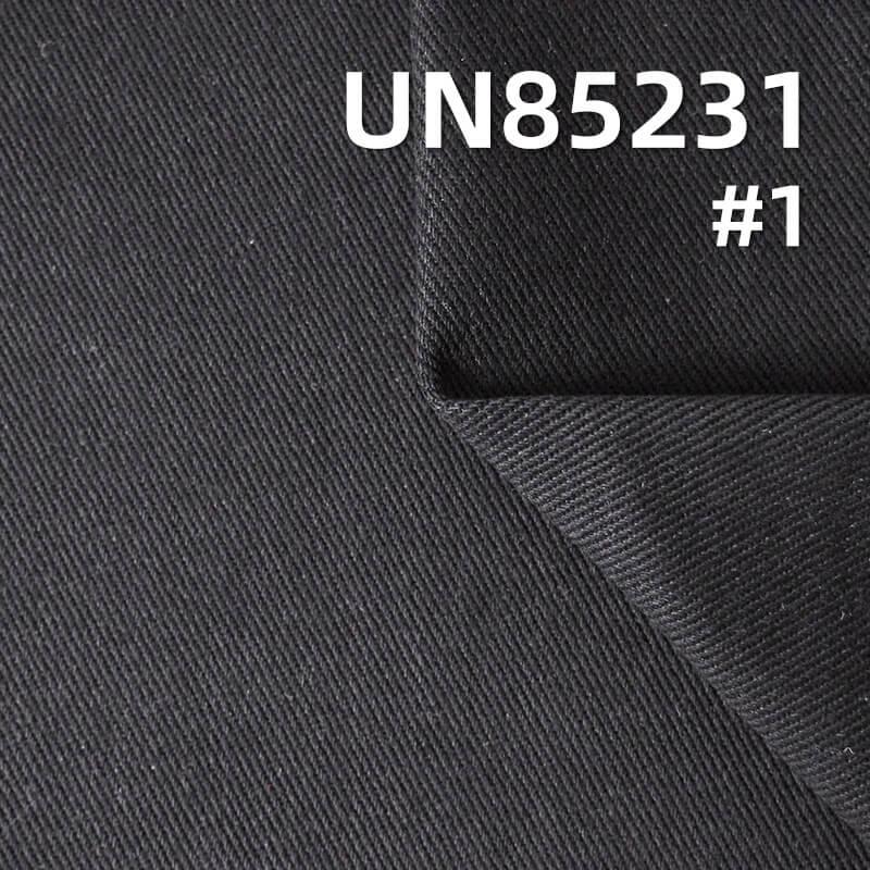 Black-Face Black-Base Denim Fabric | 11.5oz Cotton-Viscose Twill Denim | Jeans, Denim Skirt, and Denim Shirt Material