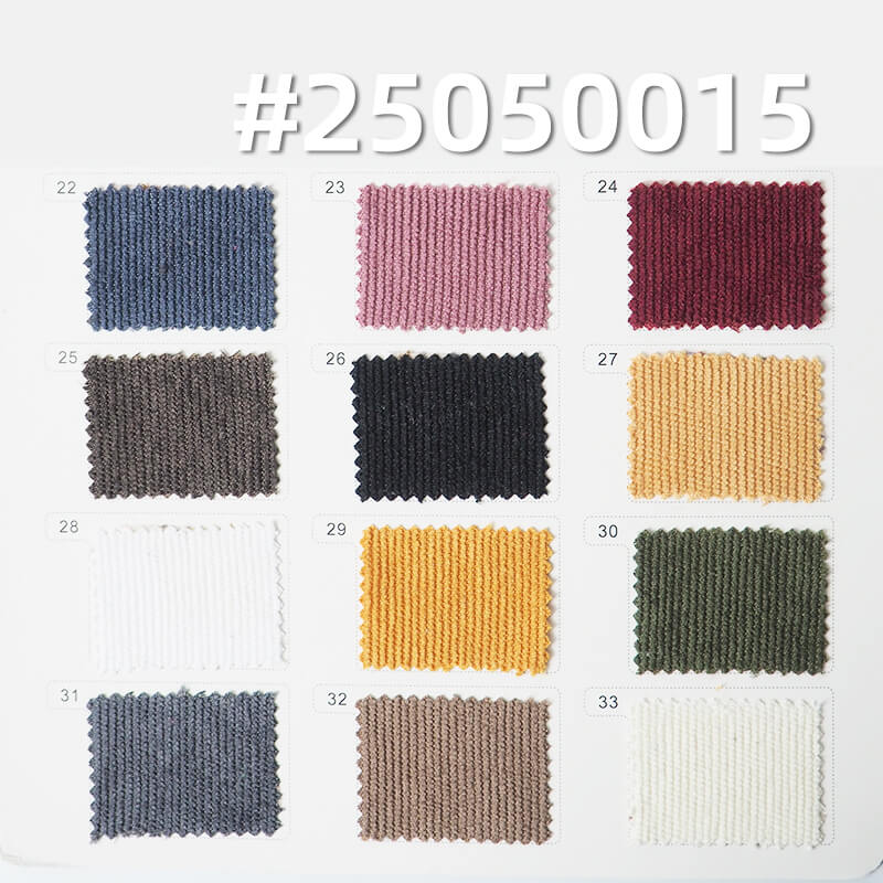 Stretch Corduroy | 190g/m² Polyester Stretch 16-Wale Corduroy | Hat, Pants, Skirt, and Outerwear Material