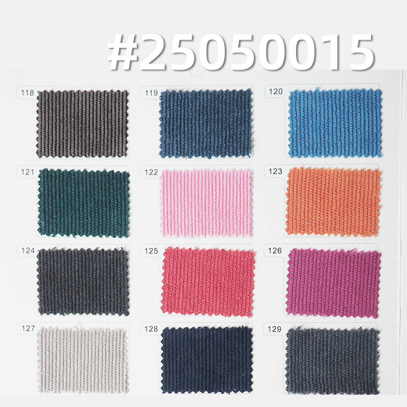 Stretch Corduroy | 190g/m² Polyester Stretch 16-Wale Corduroy | Hat, Pants, Skirt, and Outerwear Material