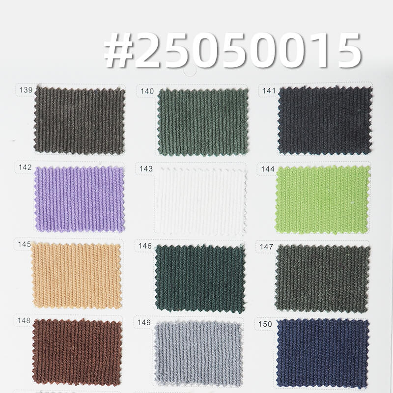 Stretch Corduroy | 190g/m² Polyester Stretch 16-Wale Corduroy | Hat, Pants, Skirt, and Outerwear Material