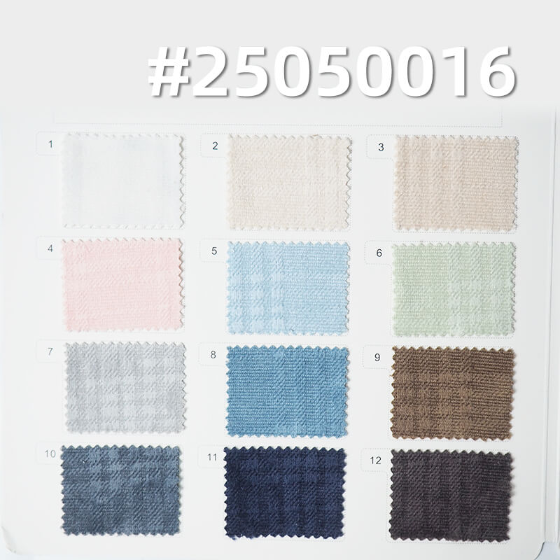 Medium Checkered 3D Embossed Fleece Fabric | 200g/m² Polyester Warp-Knitted Fleece | Suit, Skirt, and Top Material