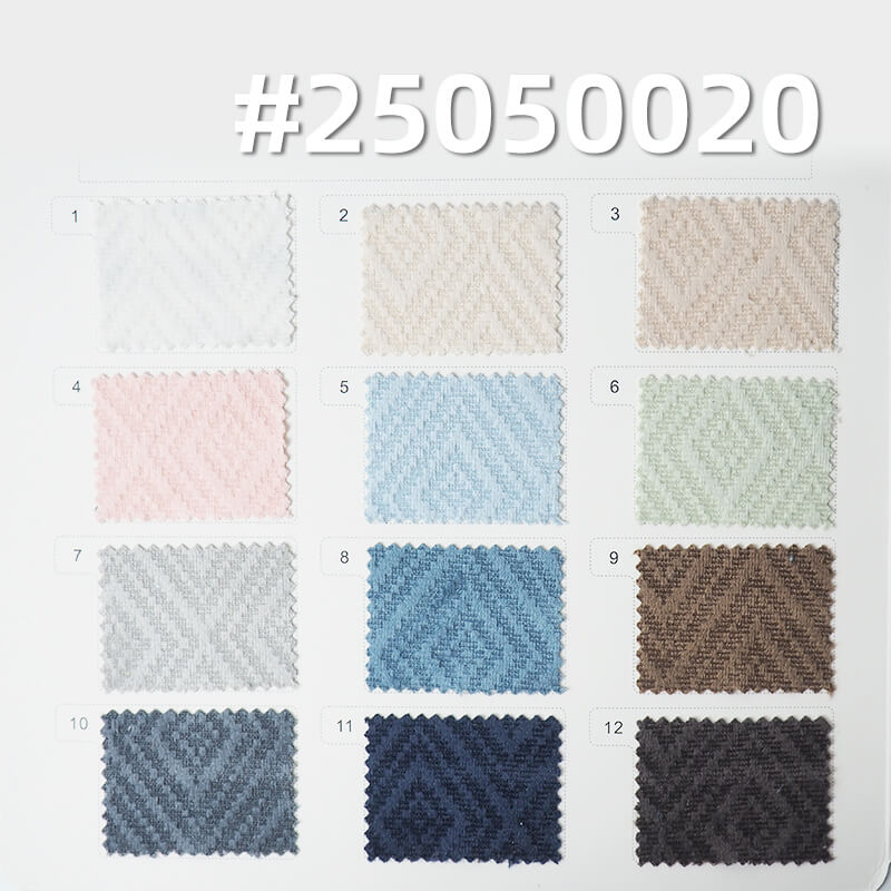 3D Millet Checkered Fleece Fabric | 200g/m² Polyester Warp-Knitted Fleece | Fashionable Suits, Skirt, and Top Material