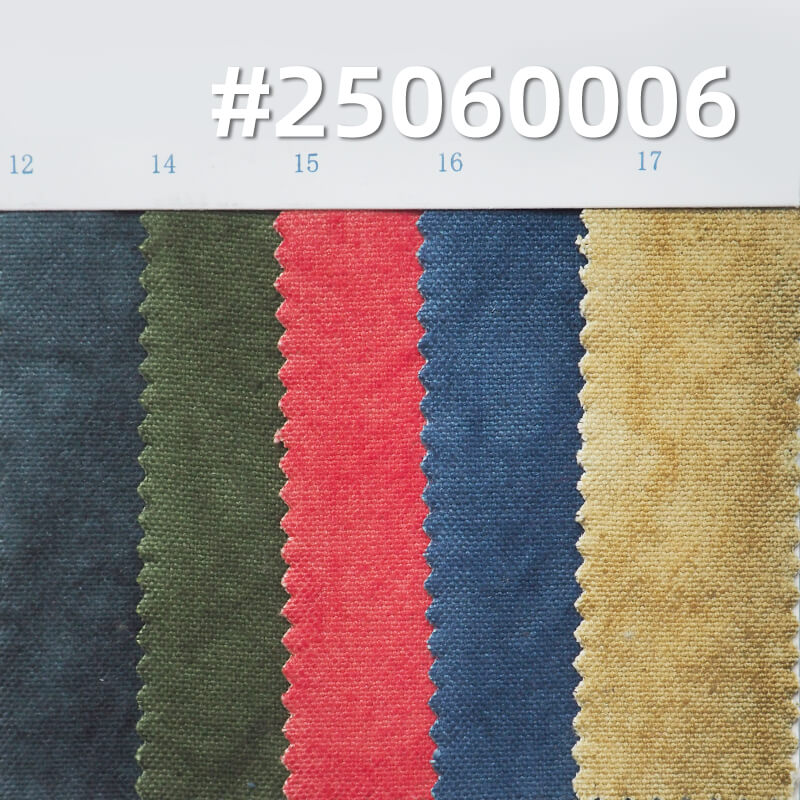 Pure Cotton Tie-Dye Canvas Fabric | 360g/m²  Plain Weave | Duck Canvas | Bag, Shoe, and Streetwear Workwear Material