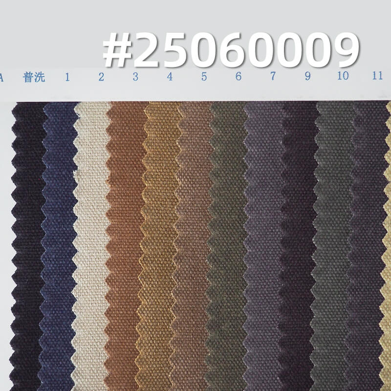 All-Cotton Canvas Fabric | 330g/m² High-Density Washed Canvas |  21s Yarn 3*3 | Bag, Shoe, and Apparel Material