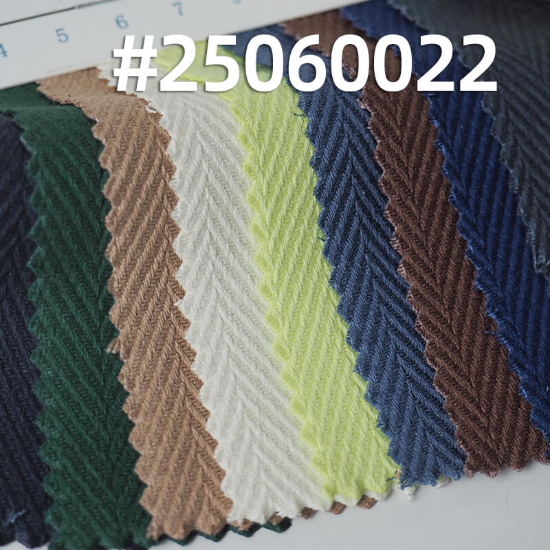 Double-Sided Herringbone Cotton Canvas (320g/m2) | 1.5CM Full Process Twill for Bags, Footwear & Apparel