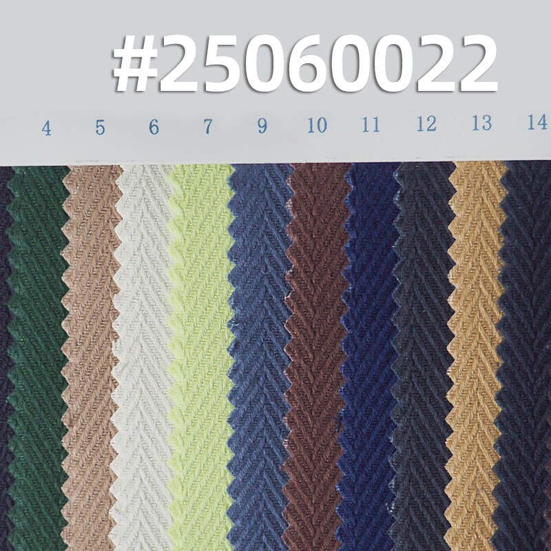 Double-Sided Herringbone Cotton Canvas (320g/m2) | 1.5CM Full Process Twill for Bags, Footwear & Apparel