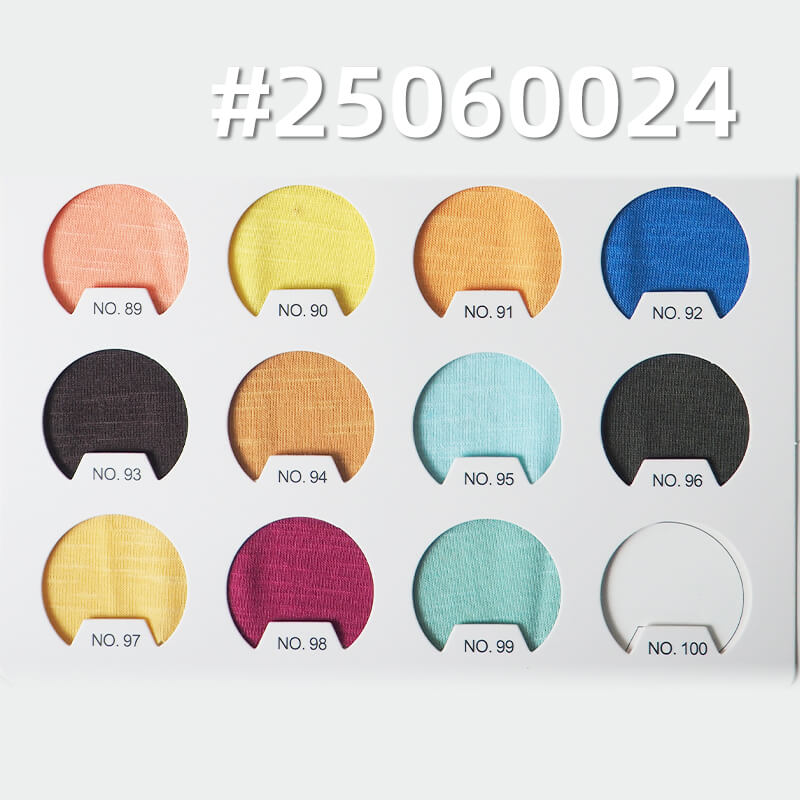 Slub Polyester Spandex Stretch Jersey | 170g/m2 Knit Fabric | For T-shirts, Activewear & Base Layers