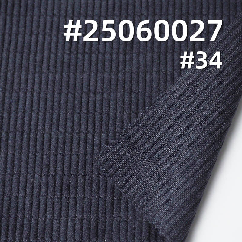 Plush Stretch Dobby Corduroy | 280 g/m2 11 Wale Polyester Spandex | Fabric for Jackets, Trousers & Hats